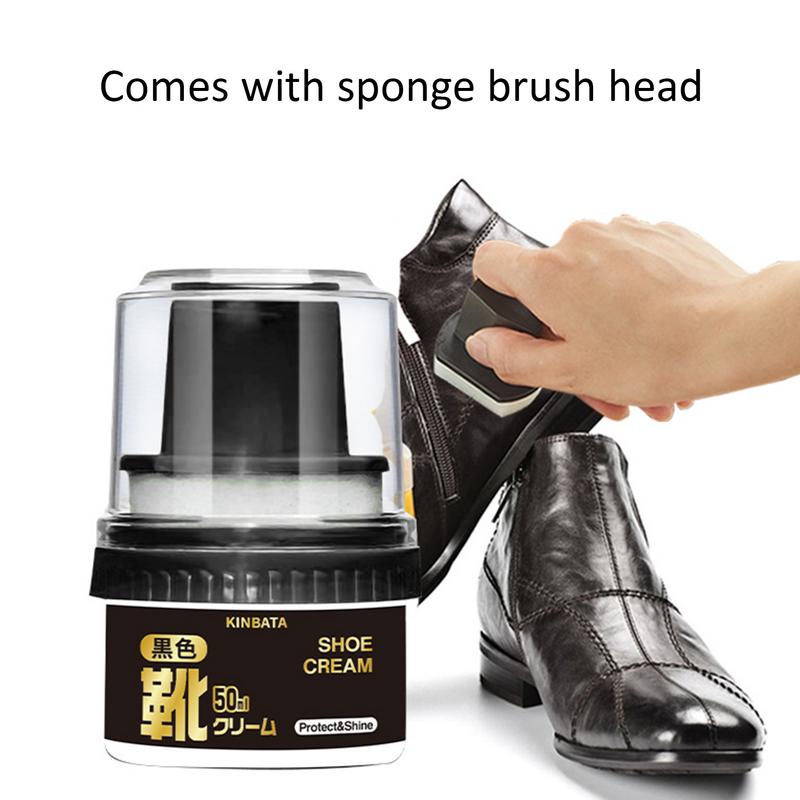 Woodworking Shoes - 50ml Multi-functional White/Black Shoe Polish Colorless