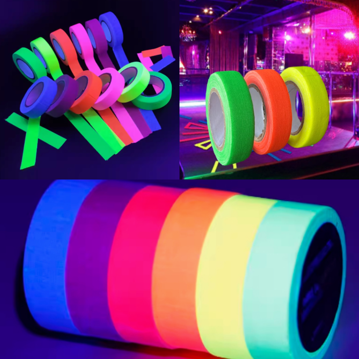 Woodworking Uv Light - 5Meter 6 Colors Neon Gaffer Cloth