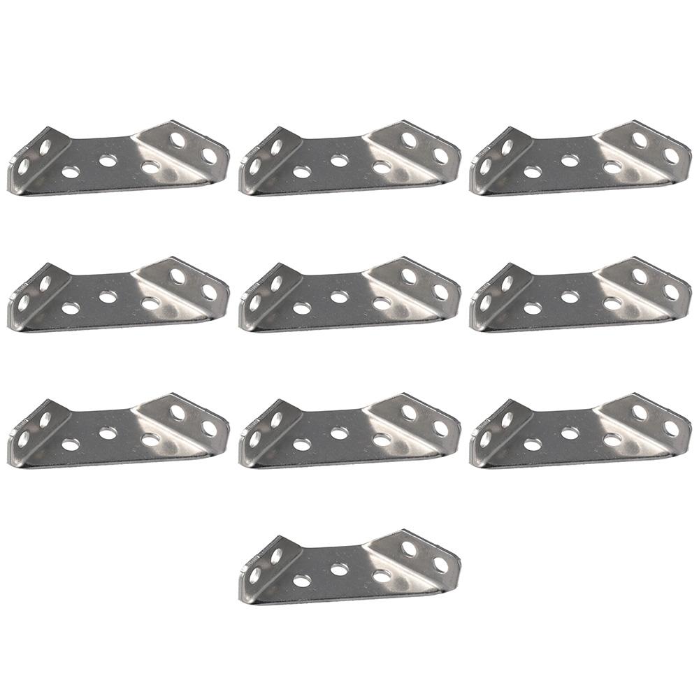Woodworking X Brace - 10pcs Stainless Steel Trapeziform Angle Brackets