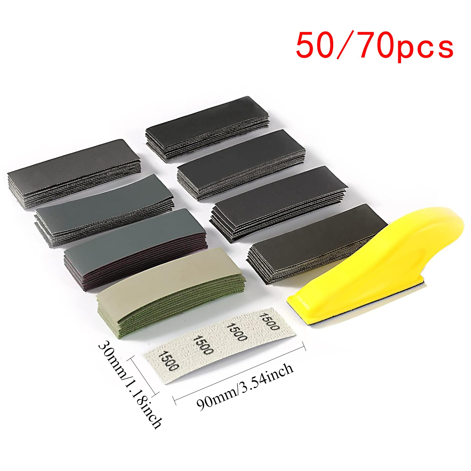 Woodworking Kit - 71/51PCS Micro Detail Sander Paper Kit