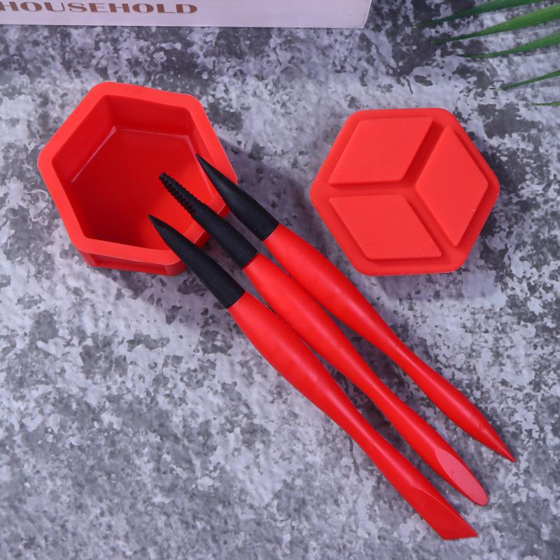 Woodworking Glue Applicator - 1Set Silicone Glue Brush Kit Woodworking