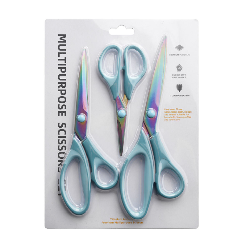 Woodworking Projects Art - 3-Piece Craft Scissors Set: For Sewing,