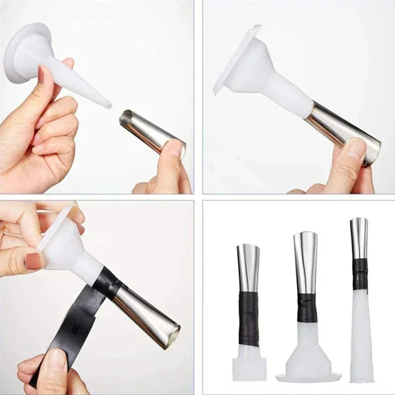 14PCS Stainless Steel Caulk No - Woodworking Glue Applicator บทวิจารณ์และราคา