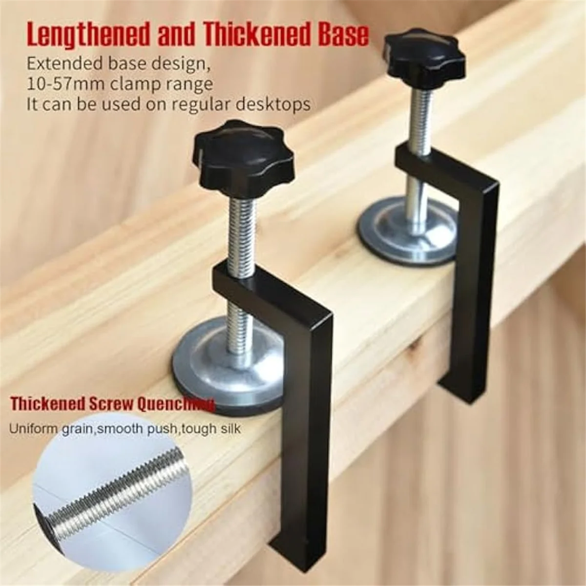 A06K 4pc G Clamps for Woodwork - Woodworking Drill บทวิจารณ์และราคา