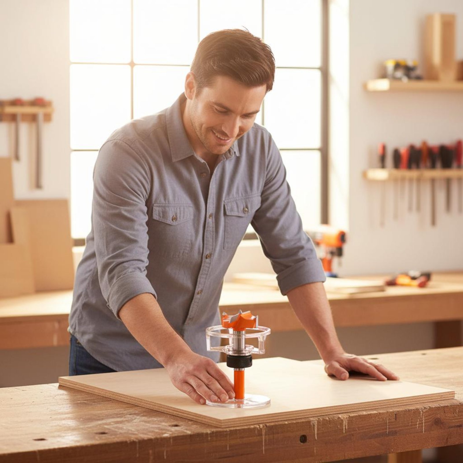 35mm Cup Drilling Jig Adjustab - Woodworking Drill บทวิจารณ์และราคา