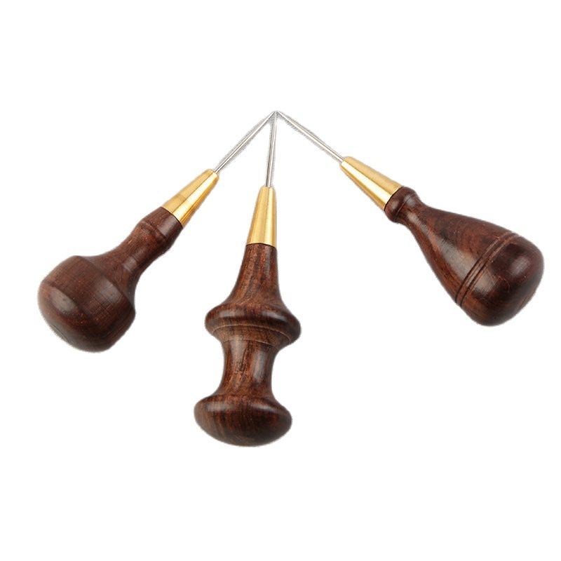 1Pcs Wooden Handle Awls Leathe - Woodworking Shoes บทวิจารณ์และราคา