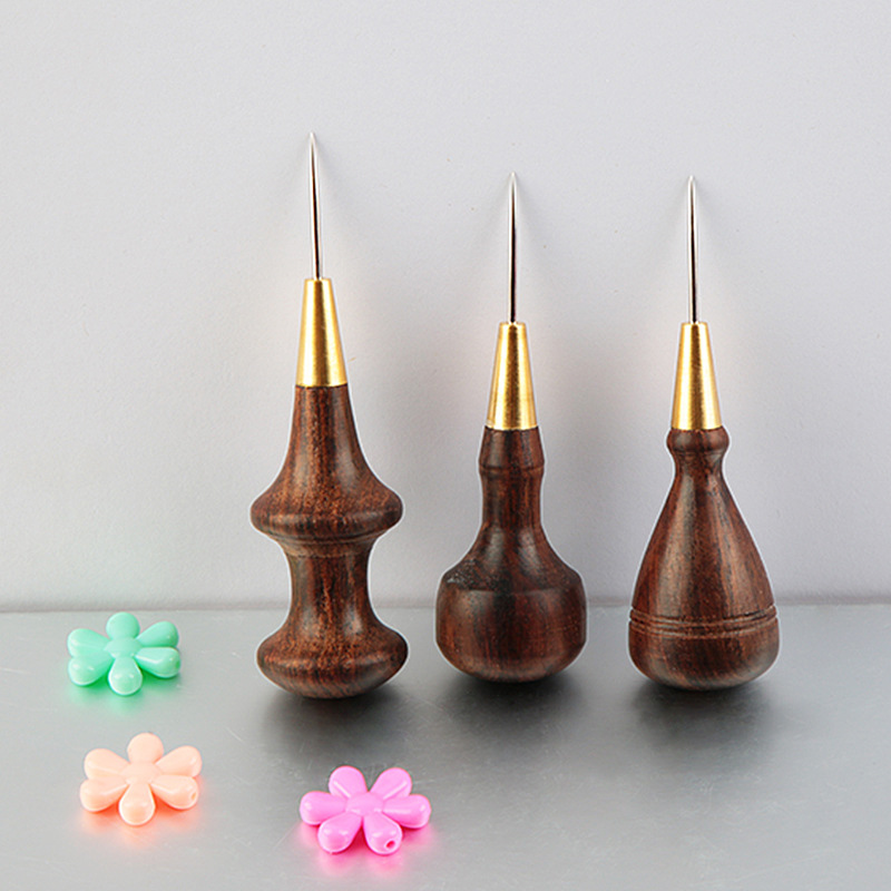 1Pcs Wooden Handle Awls Leathe - Woodworking Shoes บทวิจารณ์และราคา