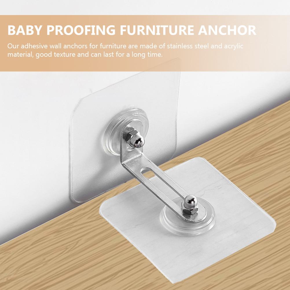 4 Pcs Furniture Wall Anchors A - Cabinet Scraper Set บทวิจารณ์และราคา