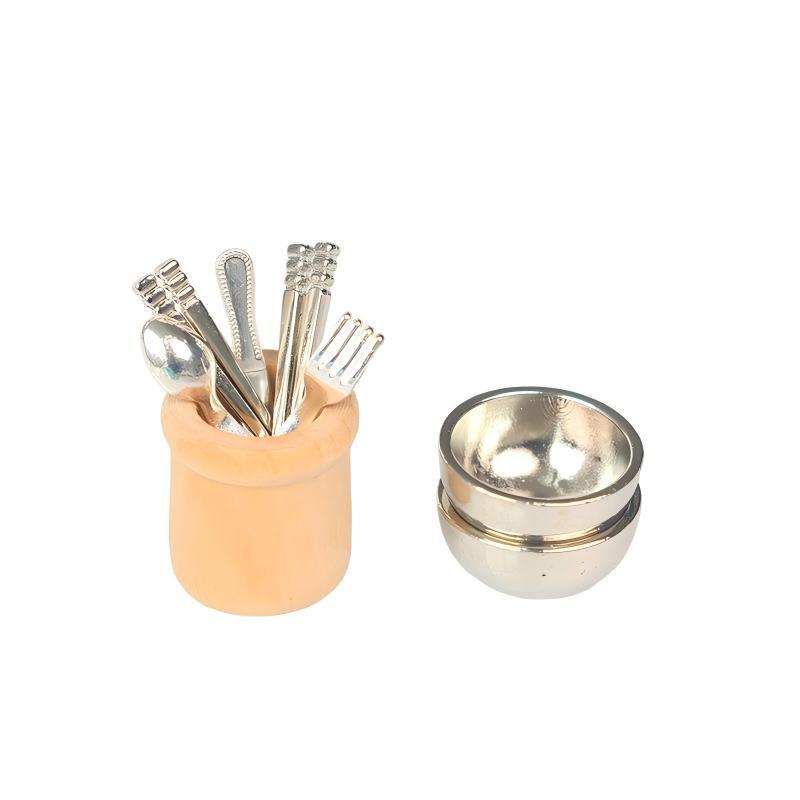 Miniature Kitchen Utensils Set - Woodworking Kit บทวิจารณ์และราคา