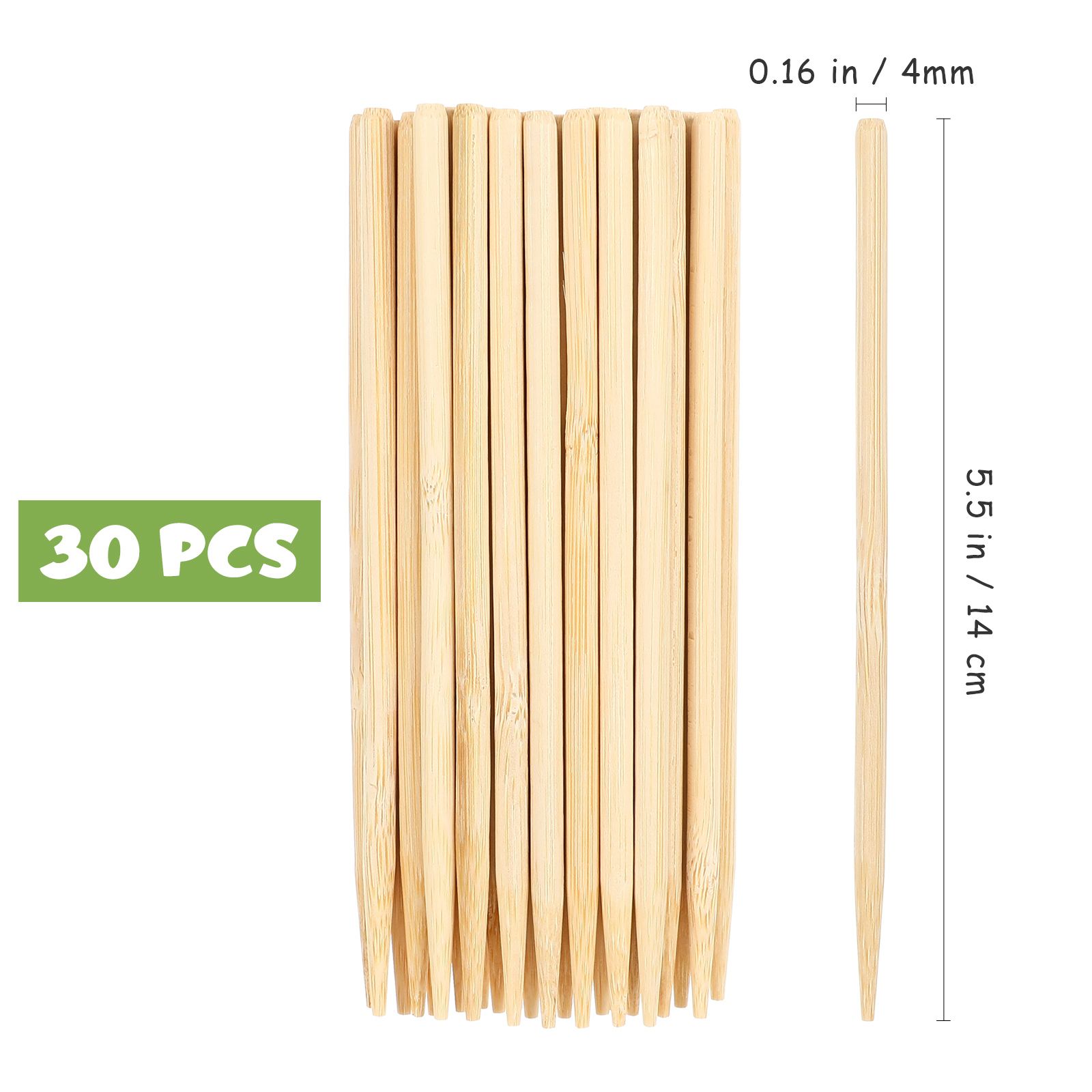 30pcs Scratch Bamboo Pens Wax  - Woodworking Kids Toys บทวิจารณ์และราคา