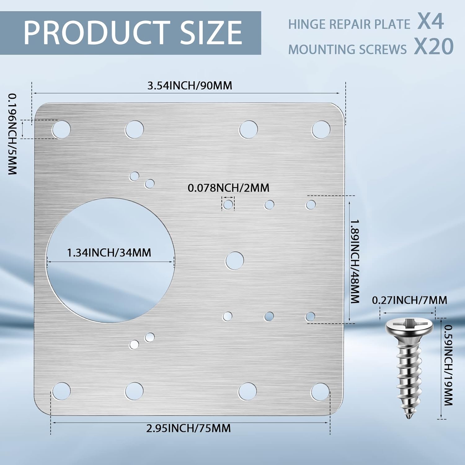 Cabinet Hinge Repair Plate Kit - Cabinet Scraper Set บทวิจารณ์และราคา