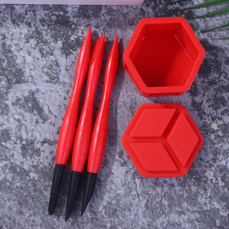 Silicone Glue Brush Kit 3pcs/4 - Woodworking Glue Applicator บทวิจารณ์และราคา