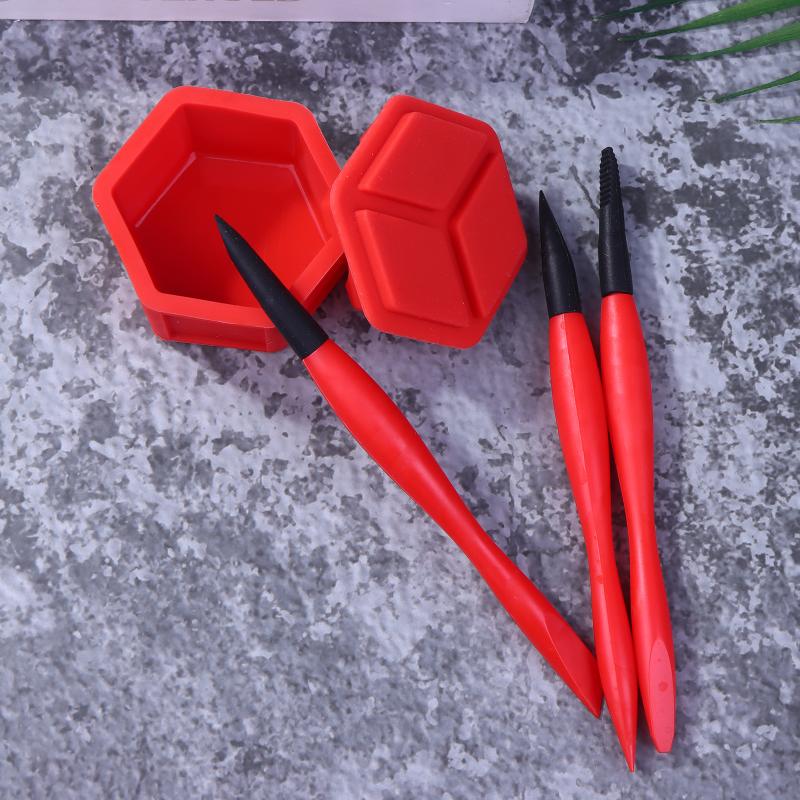 Silicone Glue Brush Kit 3pcs/4 - Woodworking Glue Applicator บทวิจารณ์และราคา