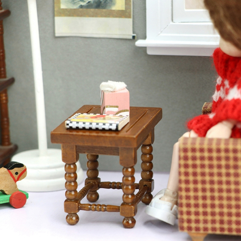 1:12 Dollhouse Miniature Round - Wood Woodworking บทวิจารณ์และราคา
