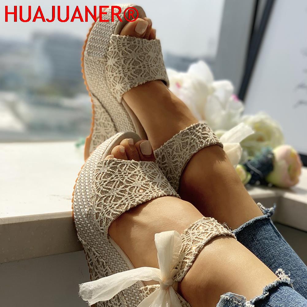 INS Hot Lace Leisure Women Wed - Woodworking Shoes บทวิจารณ์และราคา