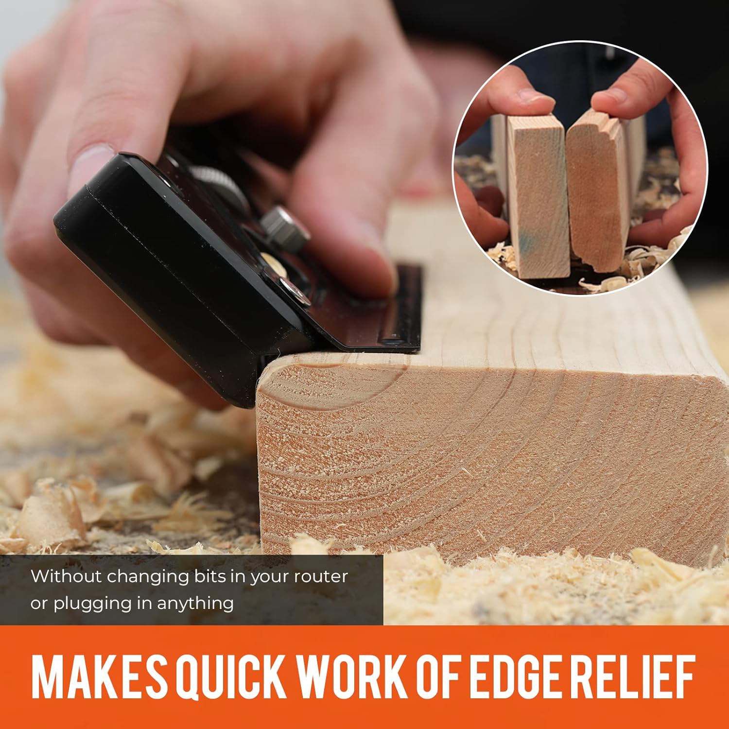 Chamfer Plane Woodworking Corn - Woodworking Edge Corner Planer บทวิจารณ์และราคา
