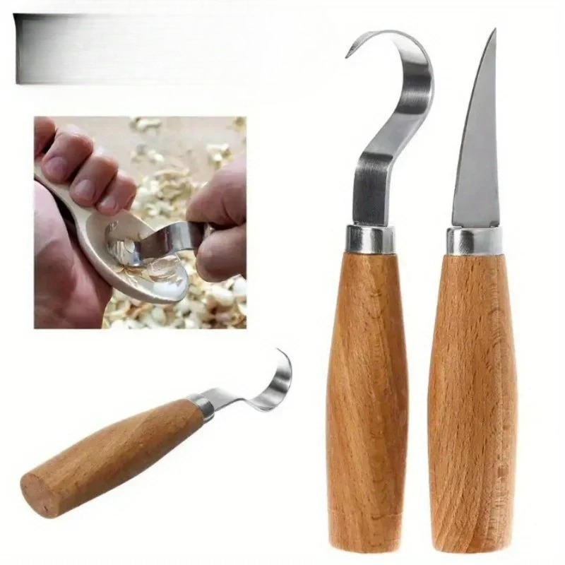 Wood Carving Knife Chisel Hook - Woodworking Knife บทวิจารณ์และราคา