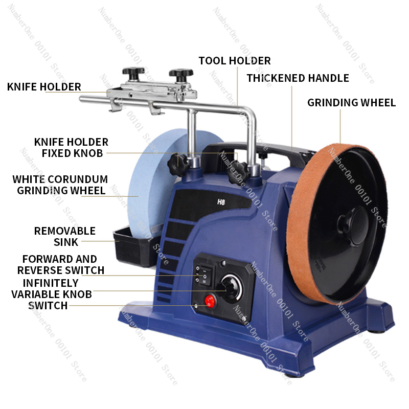 H8 8inch Low-Speed Water-Coole - Woodworking Knife บทวิจารณ์และราคา
