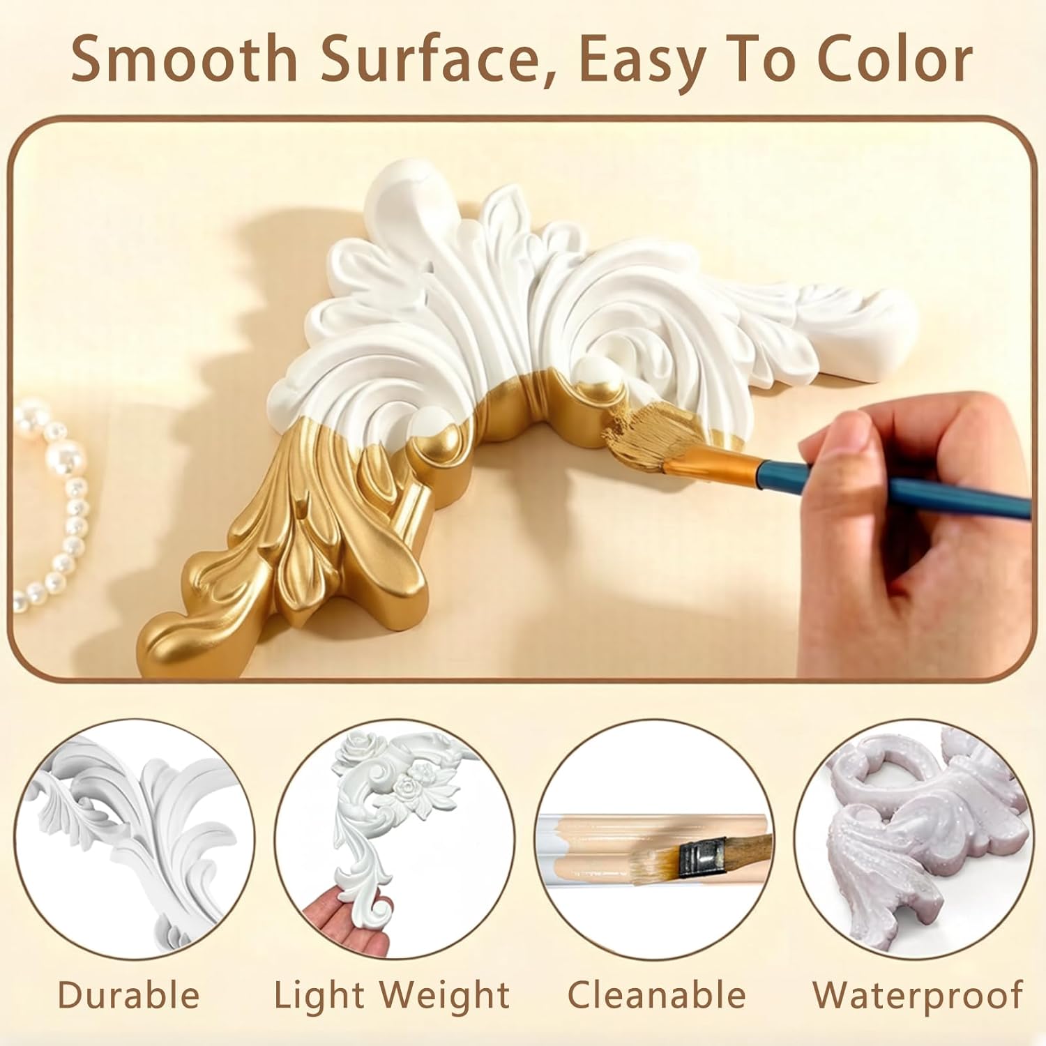 PU Decorative Corner Molding F - Cabinet Scraper Set บทวิจารณ์และราคา
