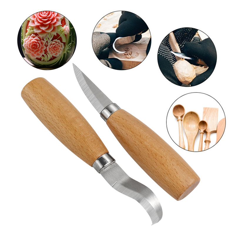 Stainless Iron Carving Knife B - Woodworking Knife บทวิจารณ์และราคา