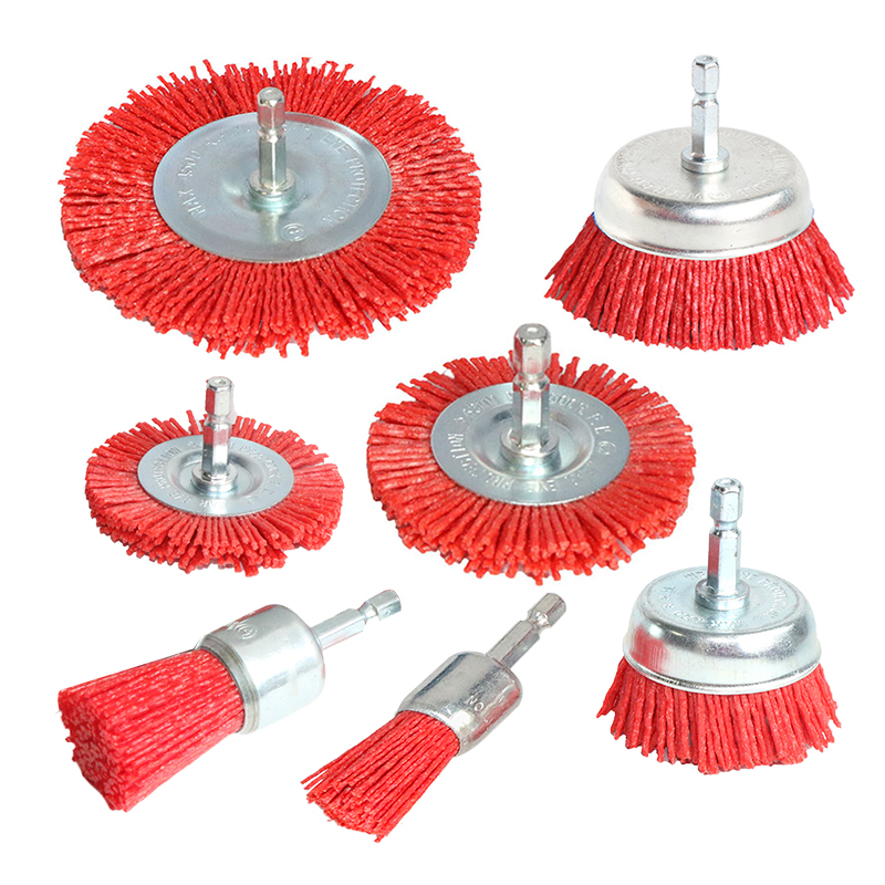 Nylon Cup Brush Abrasive Wire  - Woodworking Drill บทวิจารณ์และราคา
