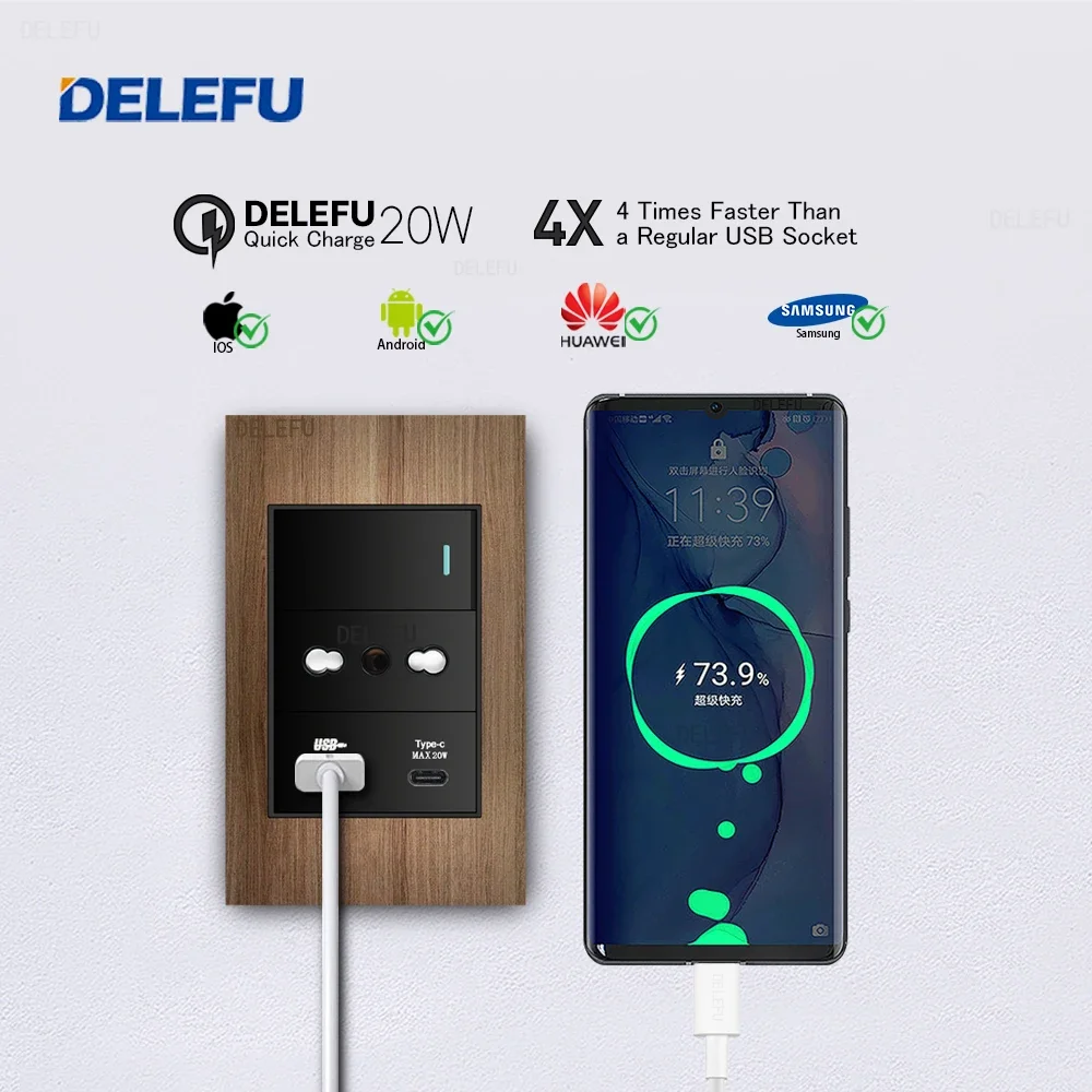 DELEFU Aluminium Wood Black It - Woodworking Tv บทวิจารณ์และราคา