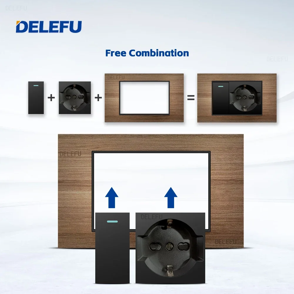 DELEFU Aluminium Wood Black It - Woodworking Tv บทวิจารณ์และราคา