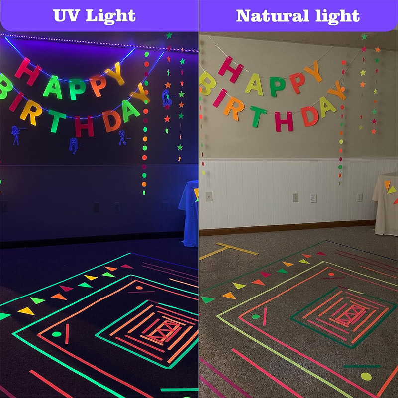 5Meter 6 Colors Neon Gaffer Cl - Woodworking Uv Light บทวิจารณ์และราคา