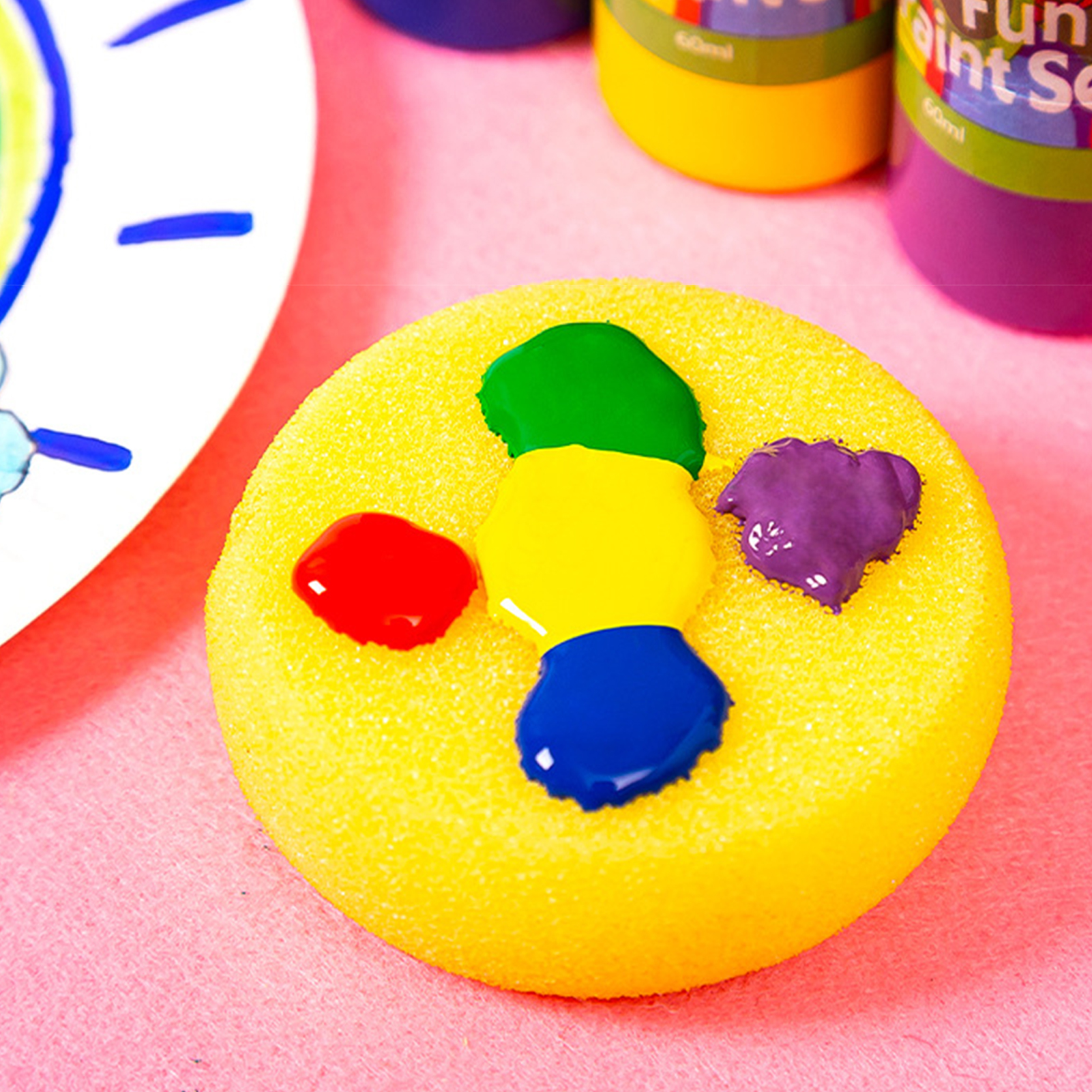 5pcs Round Stencil Sponge Wood - Woodworking Kids Toys บทวิจารณ์และราคา