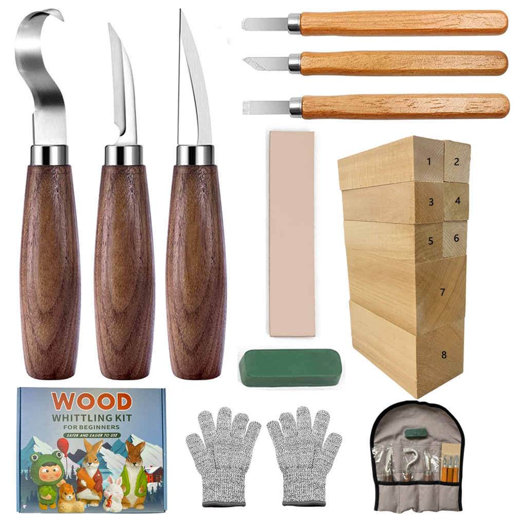 Carving Knife Gift Box Set 21- - Woodworking Knife บทวิจารณ์และราคา
