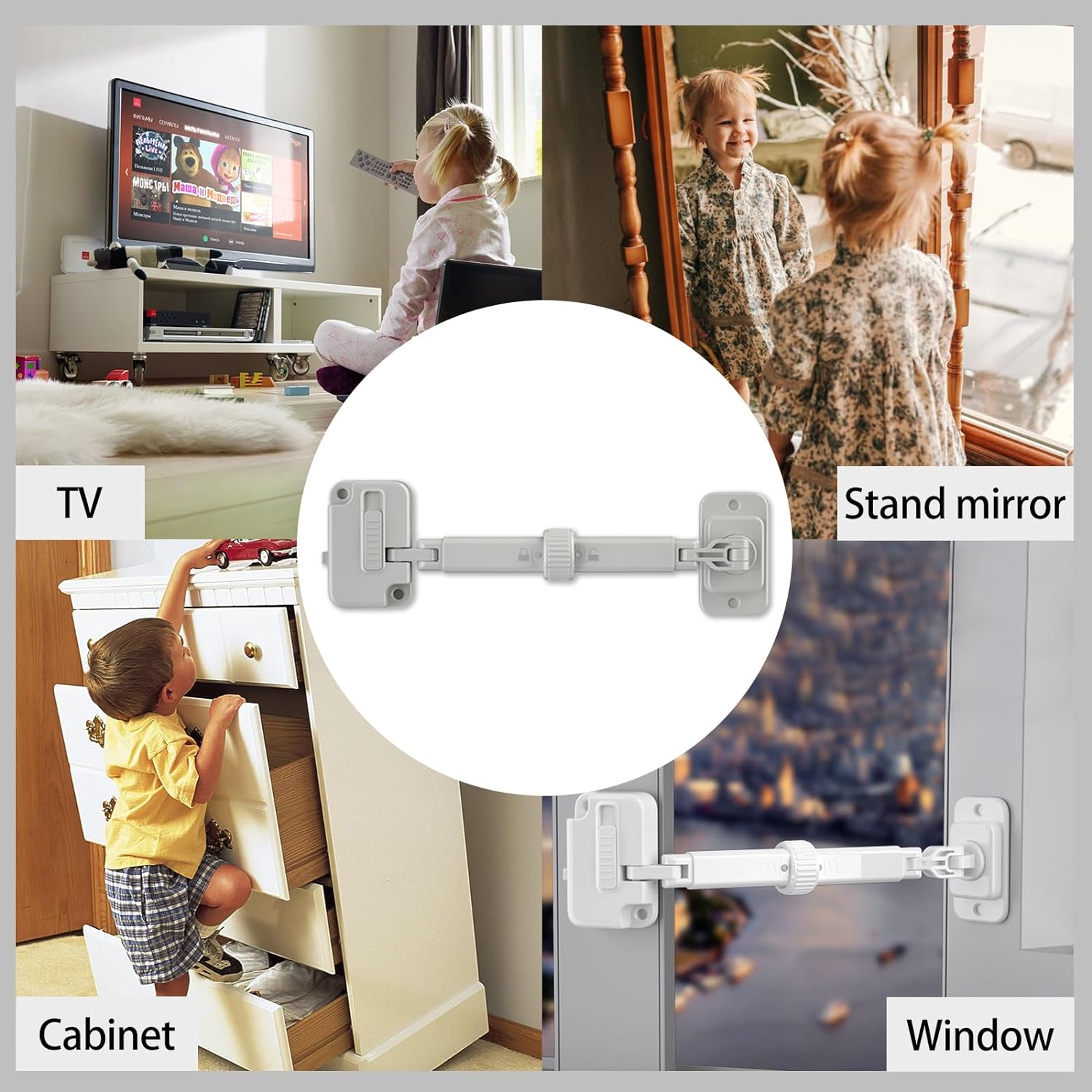 Furniture anchor kits for baby - Cabinet Scraper Set บทวิจารณ์และราคา