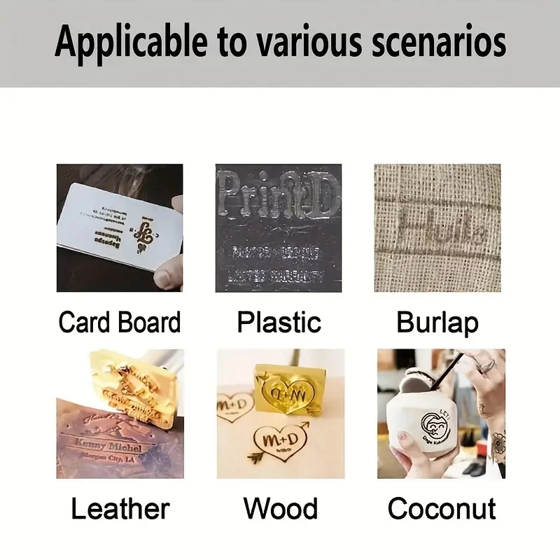 Custom Branding Iron for Food  - Woodworking Logo Design บทวิจารณ์และราคา