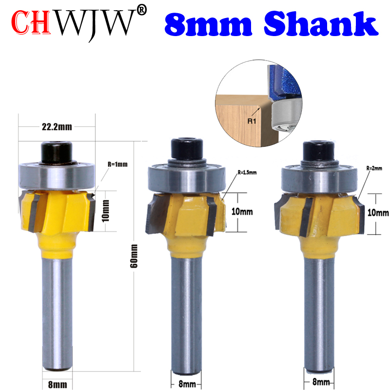 CHWJW 1PC 8mm Shank high quali - Woodworking Edge Corner Planer บทวิจารณ์และราคา