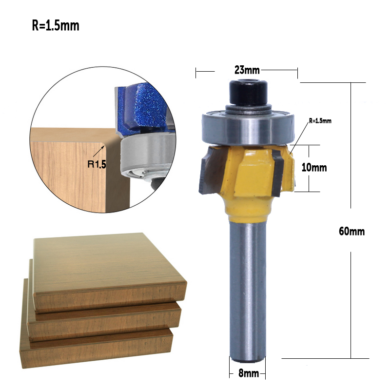 CHWJW 1PC 8mm Shank high quali - Woodworking Edge Corner Planer บทวิจารณ์และราคา