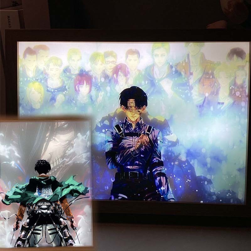 Anime Attack On Titan Led Ligh - Woodworking Tv บทวิจารณ์และราคา