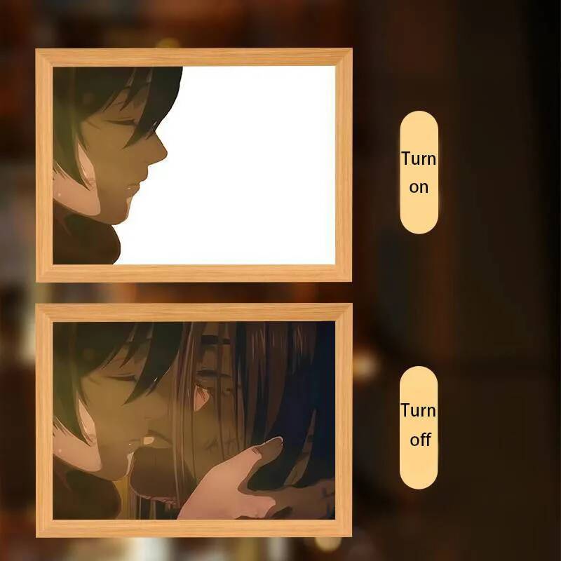 Anime Attack On Titan Led Ligh - Woodworking Tv บทวิจารณ์และราคา