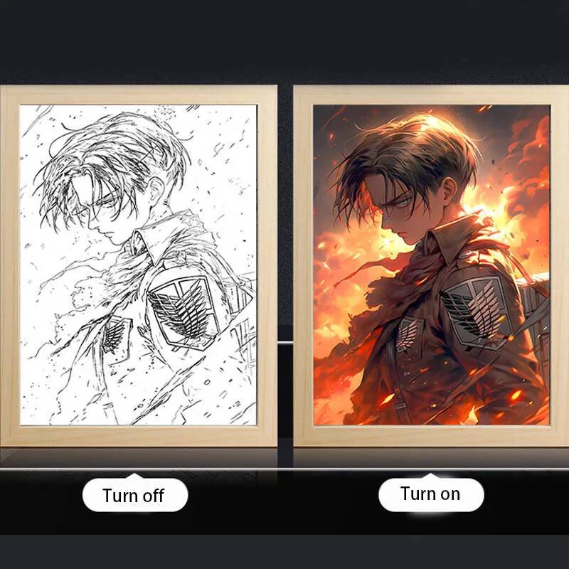 Anime Attack On Titan Led Ligh - Woodworking Tv บทวิจารณ์และราคา