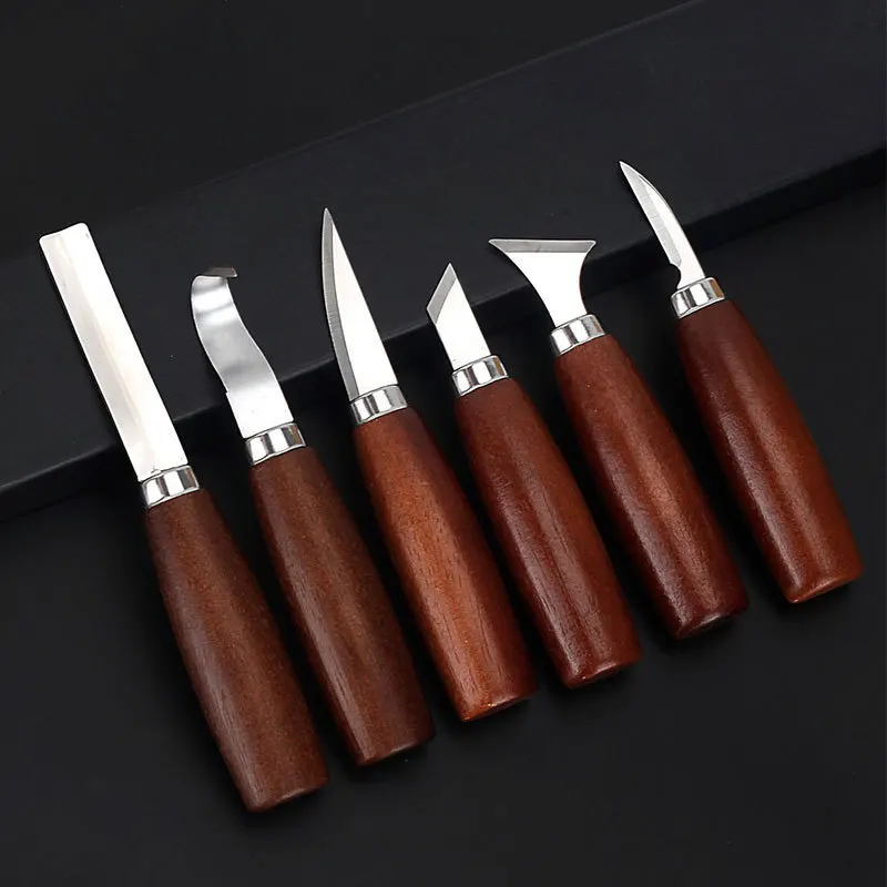 6pcs Tools Set for Wood Carvin - Woodworking Knife บทวิจารณ์และราคา