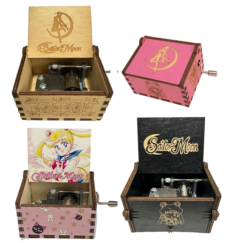 Sailor Mooned Theme Music Box  - Wood Woodworking บทวิจารณ์และราคา