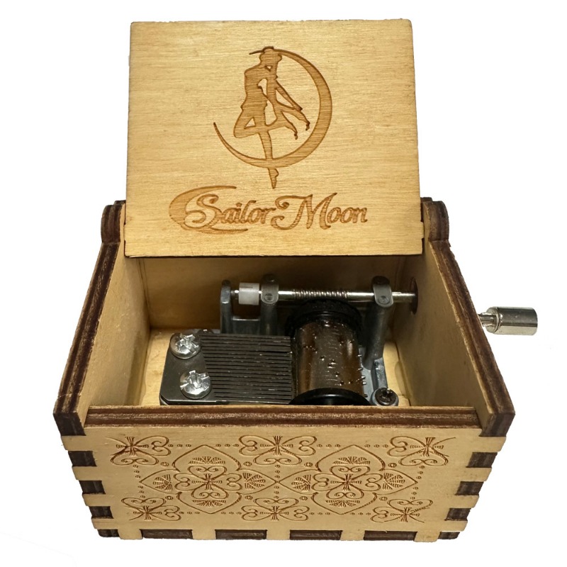 Sailor Mooned Theme Music Box  - Wood Woodworking บทวิจารณ์และราคา