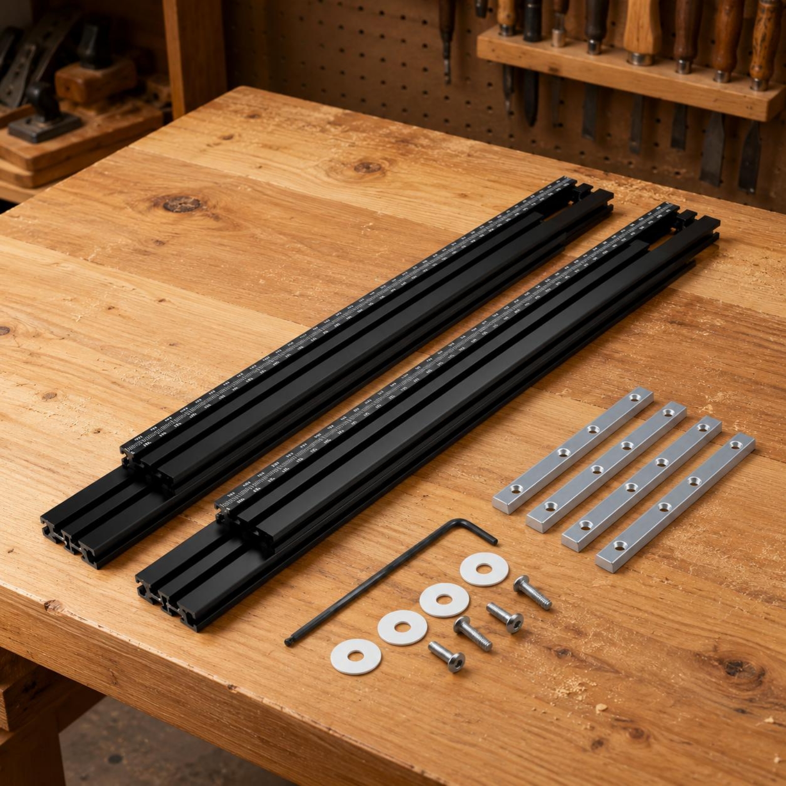 Routing Guide Tracks Metal Cut - Woodworking Kit บทวิจารณ์และราคา
