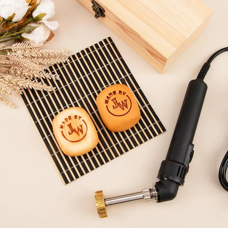 2.5-5.2cm Logo Custom Leather  - Woodworking Logo Design บทวิจารณ์และราคา