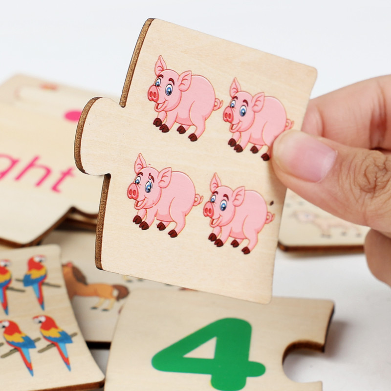 Children Iron Box Number Enlig - Woodworking Kids Toys บทวิจารณ์และราคา