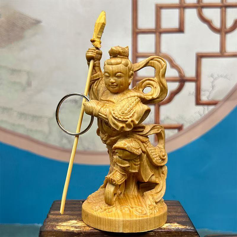 Natural Cypress Nezha Mythical - Woodworking Tv บทวิจารณ์และราคา