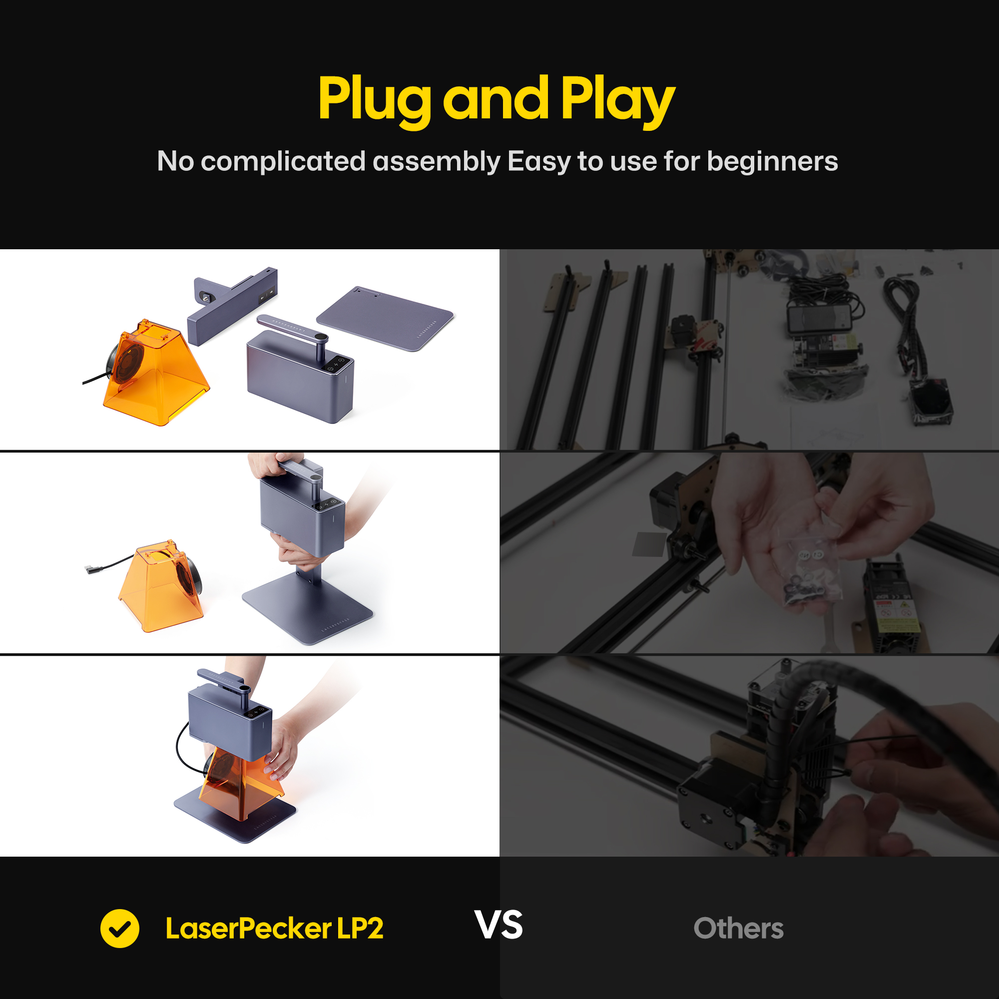 Laserpecker LP2 Mini Portable  - Woodworking Power Tools บทวิจารณ์และราคา