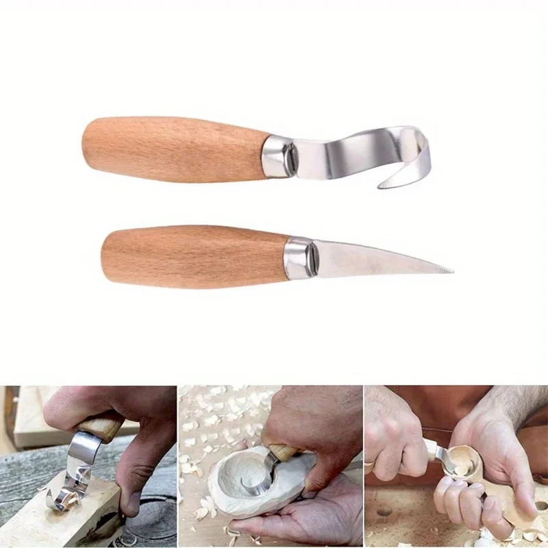 Wood Carving Knife Chisel Hook - Woodworking Knife บทวิจารณ์และราคา
