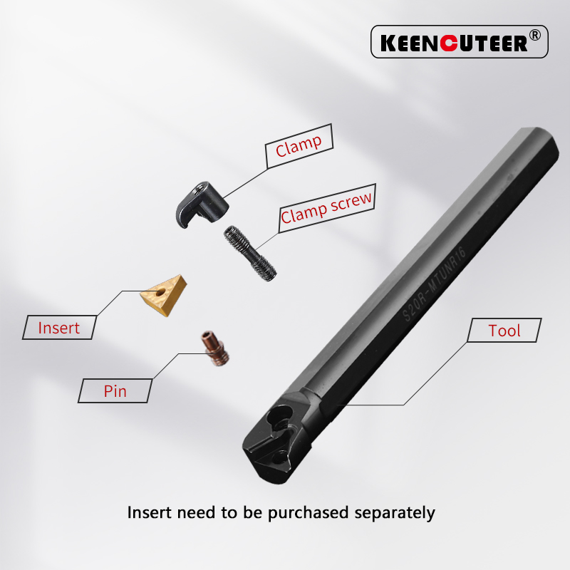 S16Q-MTUNR S20R-MTUNR S25S-MTU - Parting Tool Lathe บทวิจารณ์และราคา