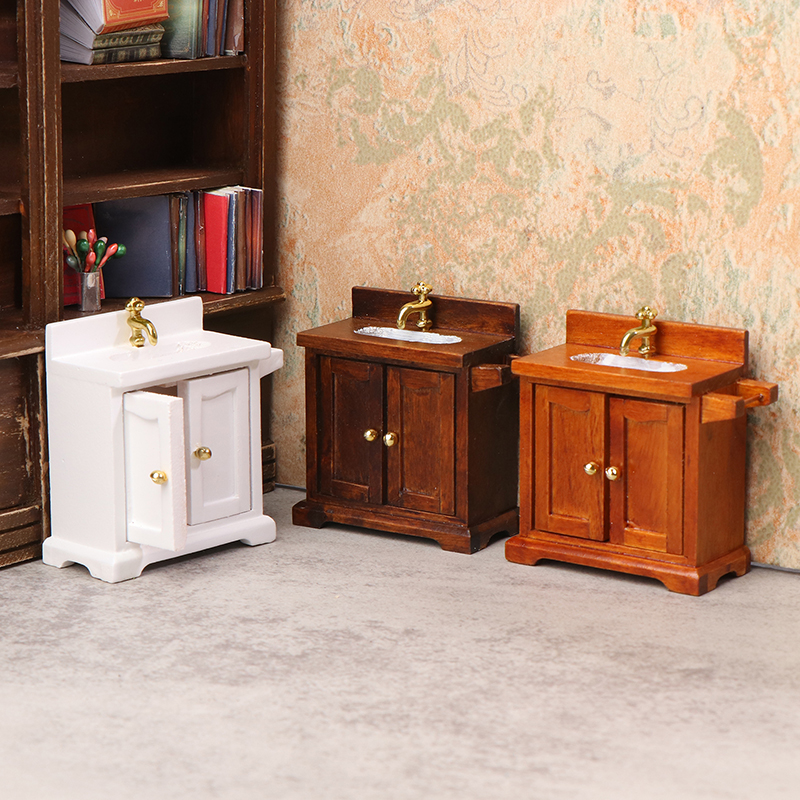 1/12 Dollhouse Simulation Wash - Wood Woodworking บทวิจารณ์และราคา