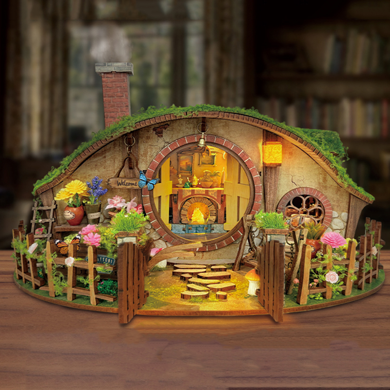 Wooden DIY Magic Ring Dollhous - Woodworking Tv บทวิจารณ์และราคา