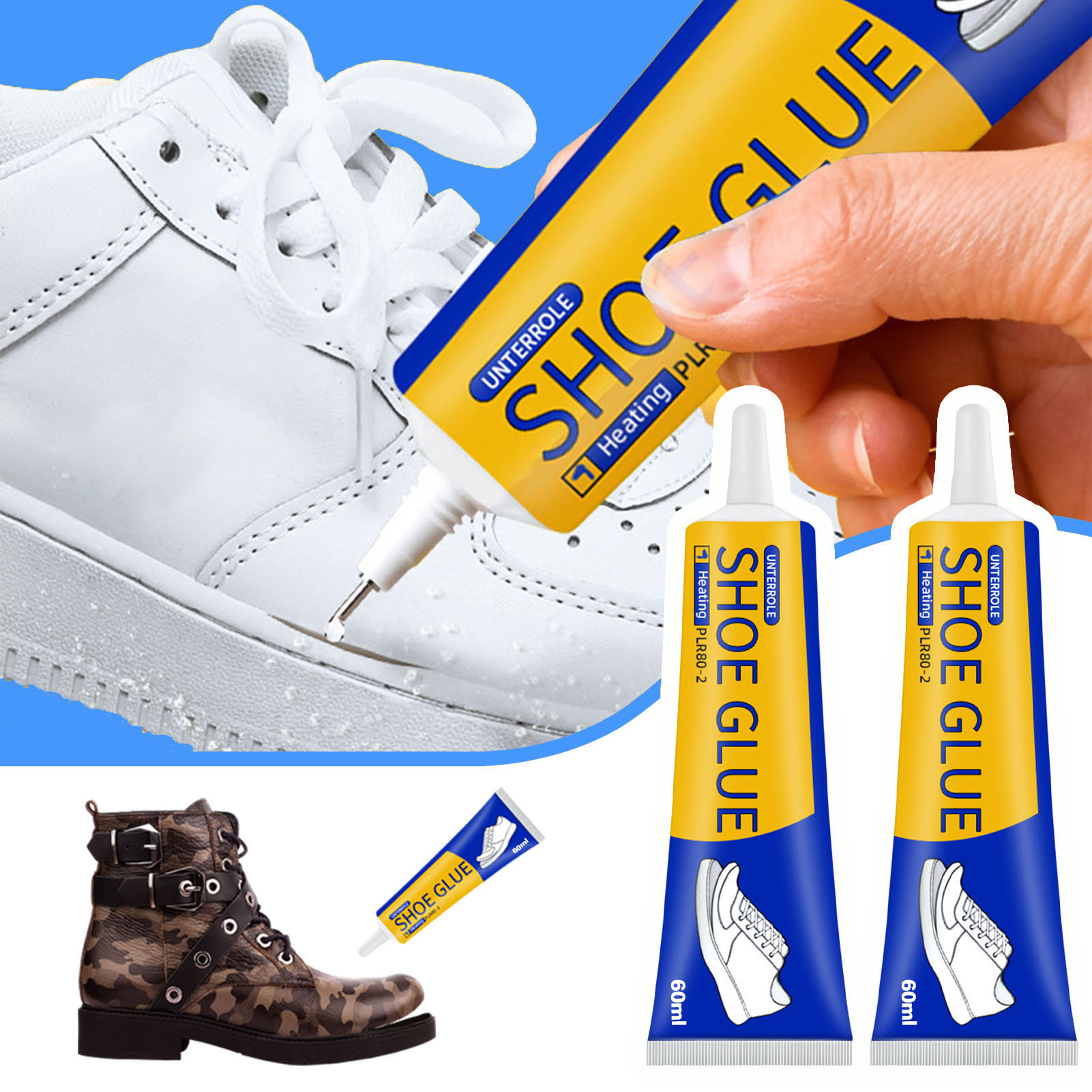 1/3pcs 60ML Clear Shoe Repair  - Woodworking Shoes บทวิจารณ์และราคา